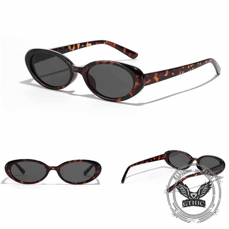 Fashionable Oval Frame Cat-Eye PC Sunglasses 03 | Gthic.com