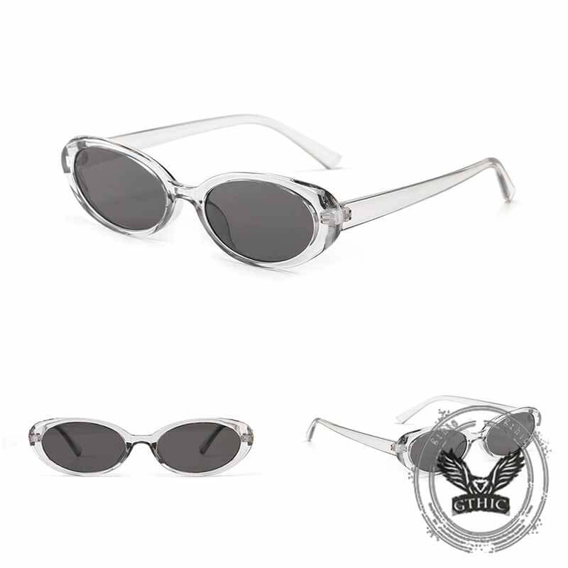 Fashionable Oval Frame Cat-Eye PC Sunglasses