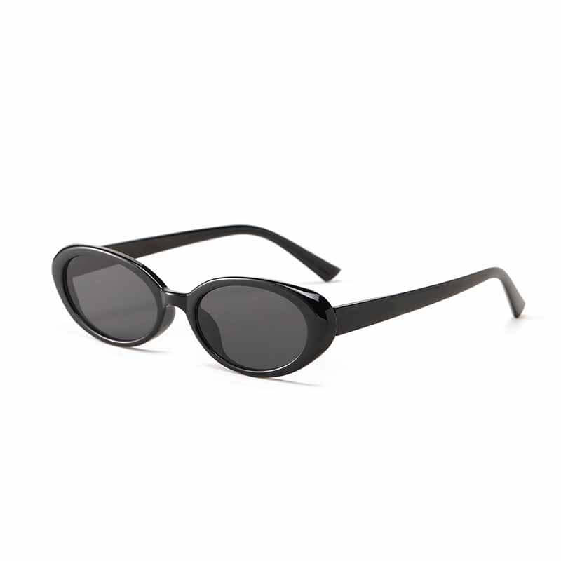 Fashionable Oval Frame Cat-Eye PC Sunglasses