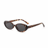 Fashionable Oval Frame Cat-Eye PC Sunglasses