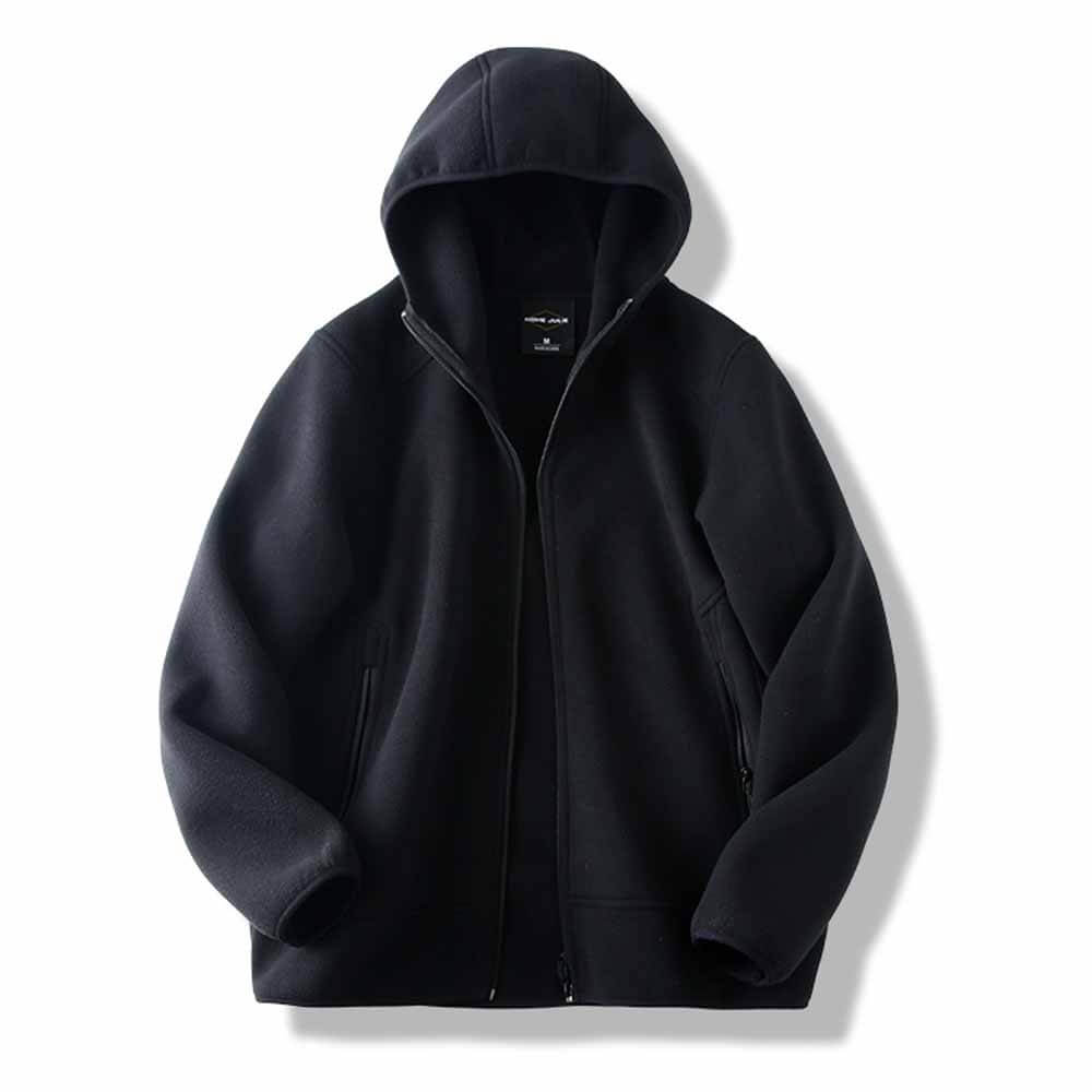 Fashionable Warm Men's Hooded Zip-Up Jacket 01 | Gthic.com