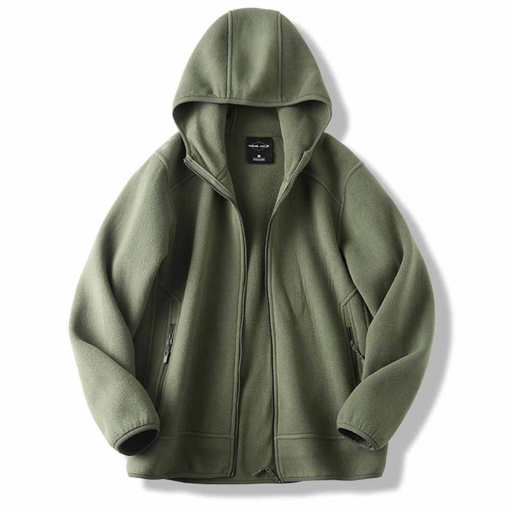 Fashionable Warm Men's Hooded Zip-Up Jacket 02 | Gthic.com