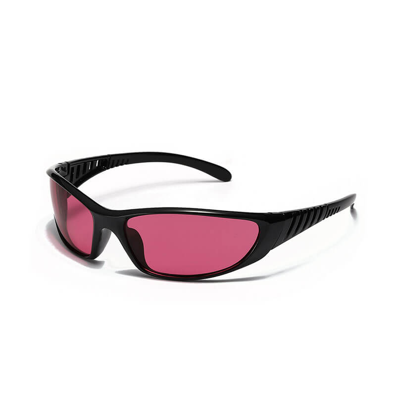 Fashionable Y2K Colorful Hollow UV-Proof PC Sunglasses | Gthic.com
