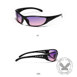 Fashionable Y2K Colorful Hollow UV-Proof PC Sunglasses | Gthic.com
