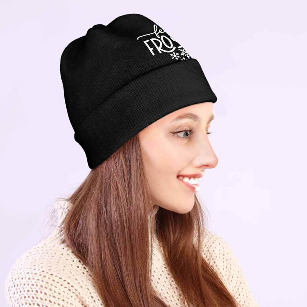 Feelin Frosty Snowflake Warm Knitted Beanies Hat 03 | Gthic.com