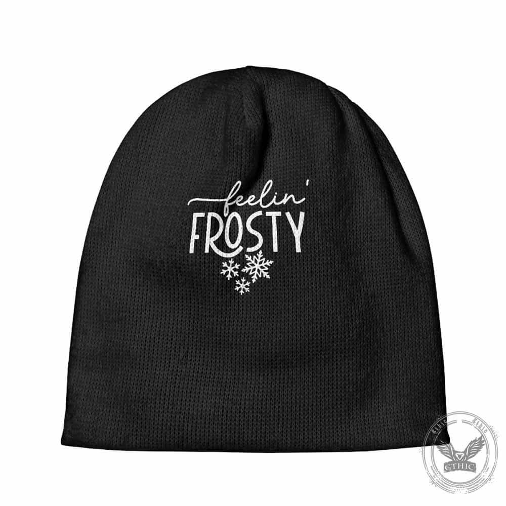 Feelin Frosty Snowflake Warm Knitted Beanies Hat