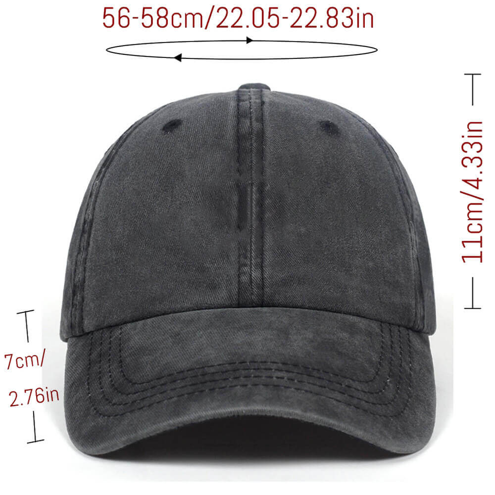 Fight Vintage Washed Baseball Cap 06 | Gthic.com