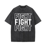  Fight Vintage Washed T-shirt Vest Top | Gthic.com
