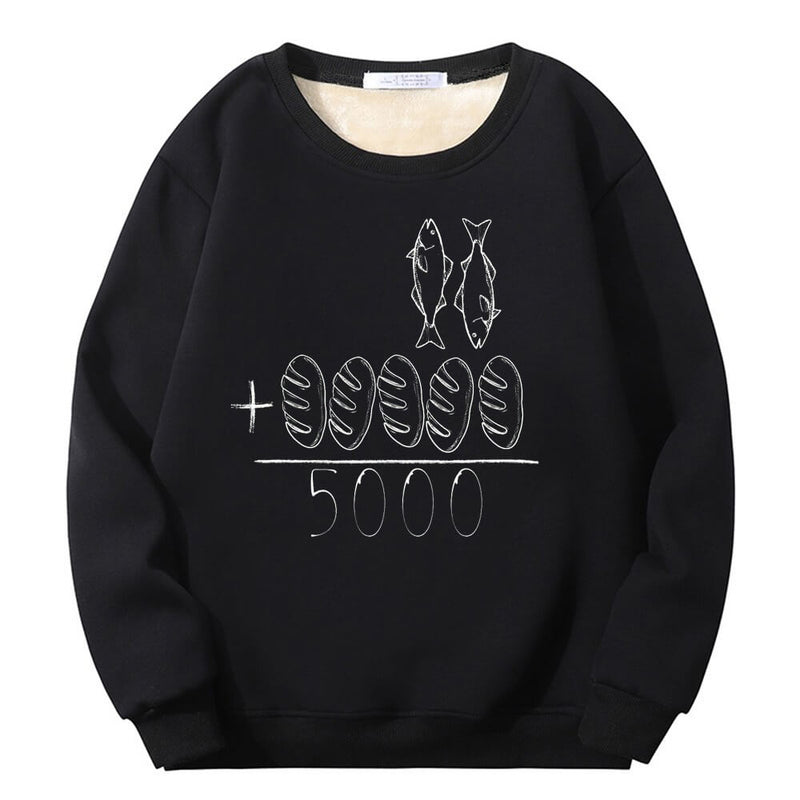 Fish Plus Bread Crew Collar Sweatshirt | Gthic.com