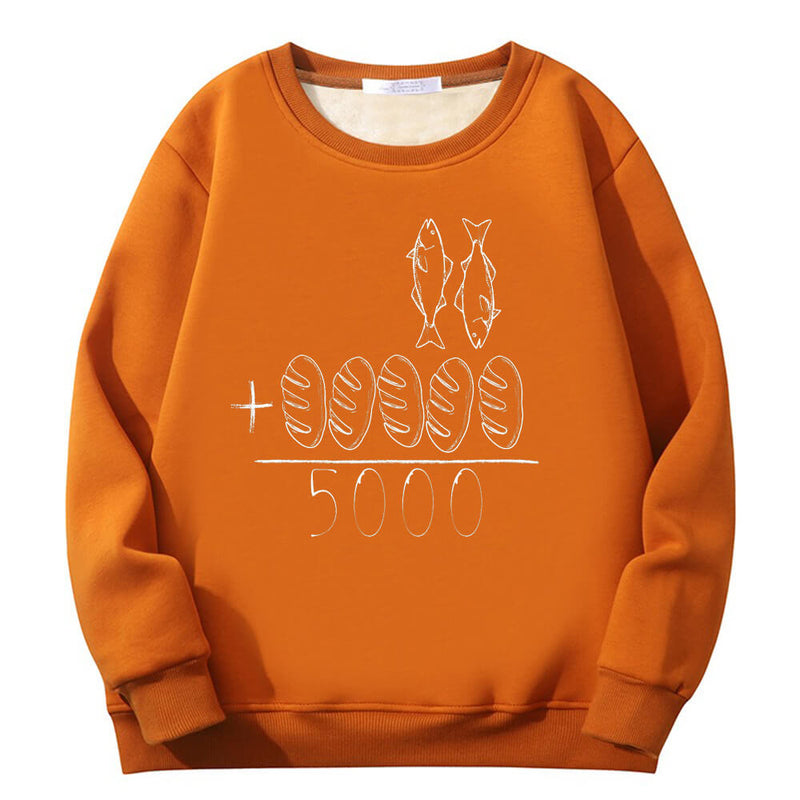 Fish Plus Bread Crew Collar Sweatshirt | Gthic.com