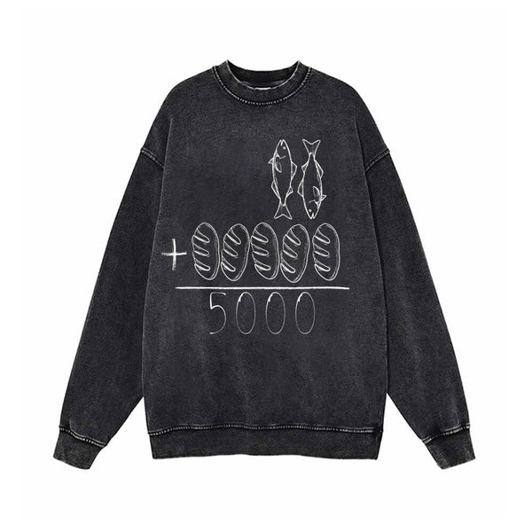 Fish Plus Bread Vintage Washed Sweatshirt | Gthic.com