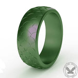 Fish Scale Silicone Ring Set