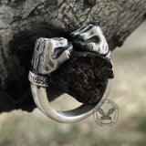 Fist of power Sterling Silver Ring | Gthic.com