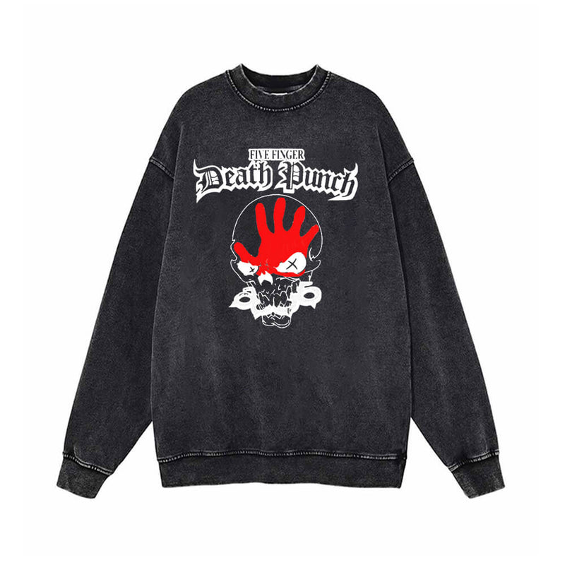 Five Finger Death Punch Vintage Vintage Washed Sweatshirt