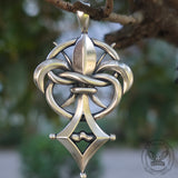 Fleur-De-Lis Sterling Silver Christian Pendant | Gthic.com