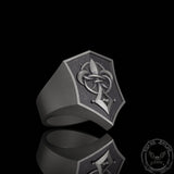 Fleur-De-Lis Sterling Silver Christian Ring | Gthic.com