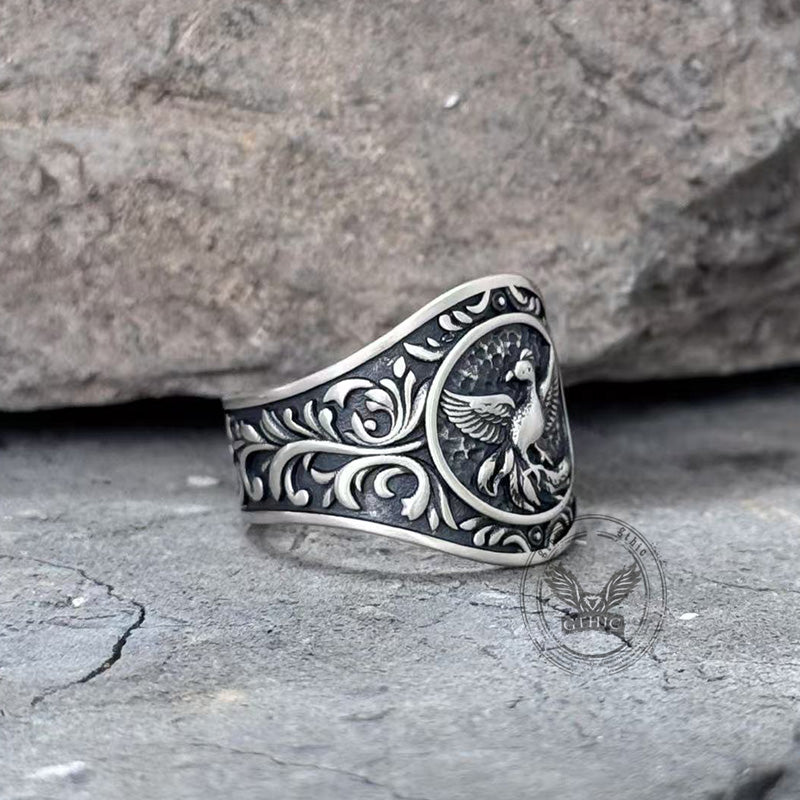 1936 Hobo Nickel Coin Bague tête de mort en argent sterling