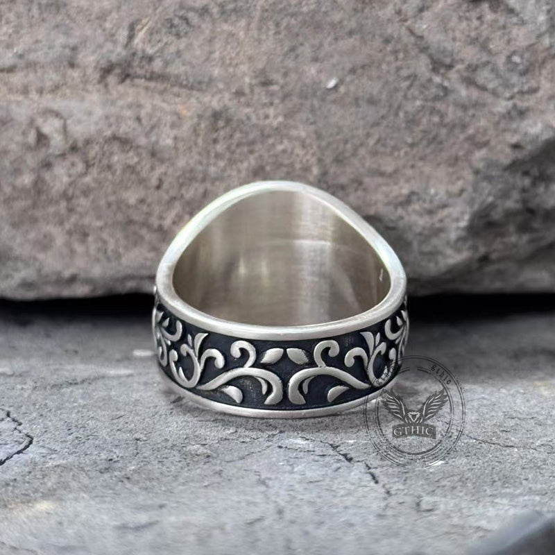 1936 Hobo Nickel Coin Bague tête de mort en argent sterling