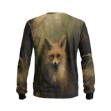 Forest Cute Fox Print Sweater | Gthic.com