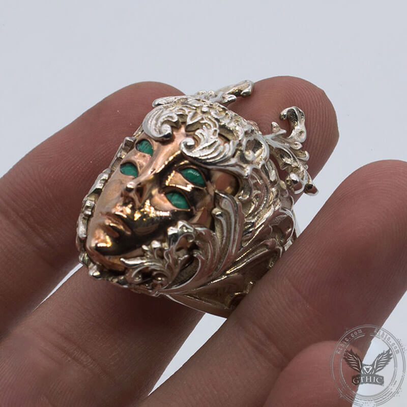Forest Fairy Sterling silver Copper Ring | Gthic.com
