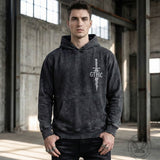 Forged In Darkness Skull Snake Vintage Washed Hoodie | Gthic.com