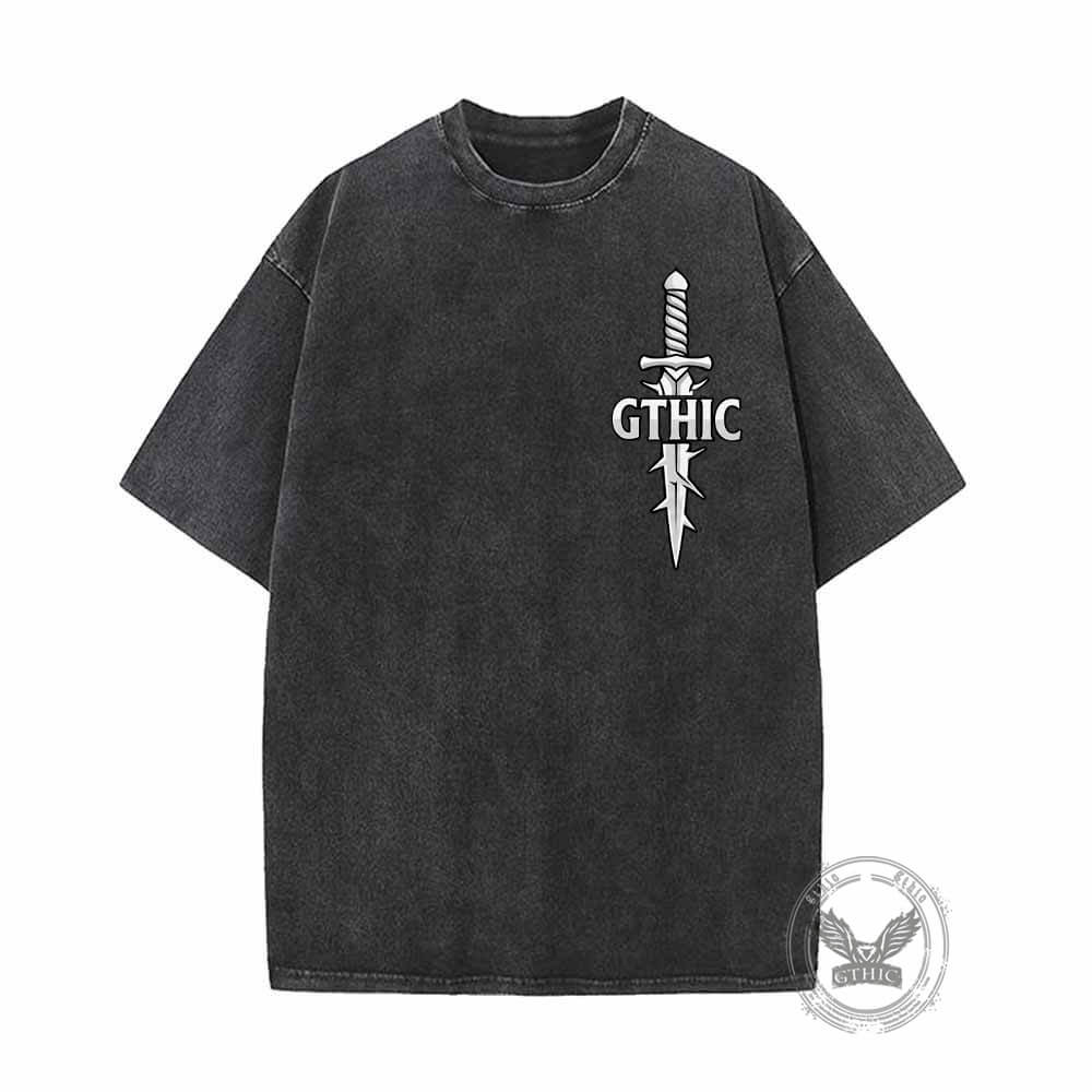 Forged In Darkness Skull Snake Vintage Washed T-shirt