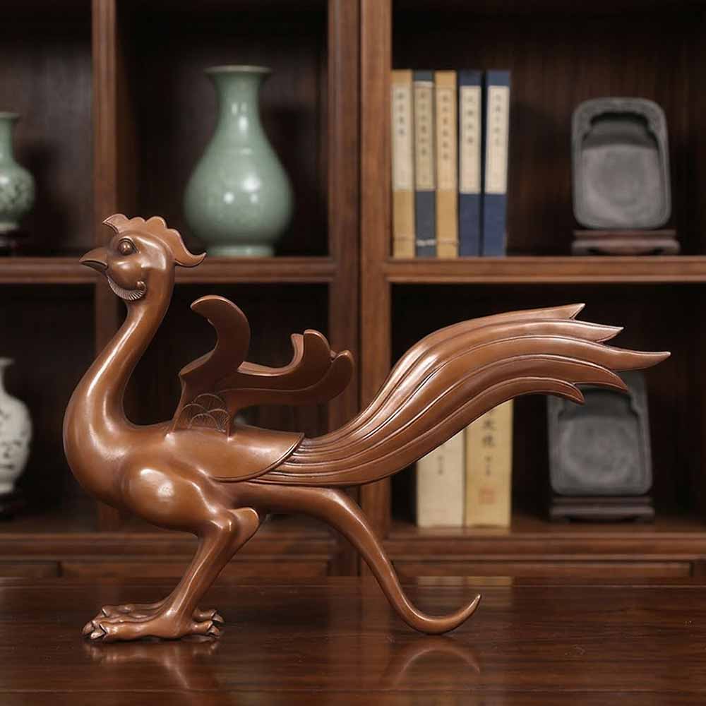 Four Mythical Beasts Brass Vintage Figurine