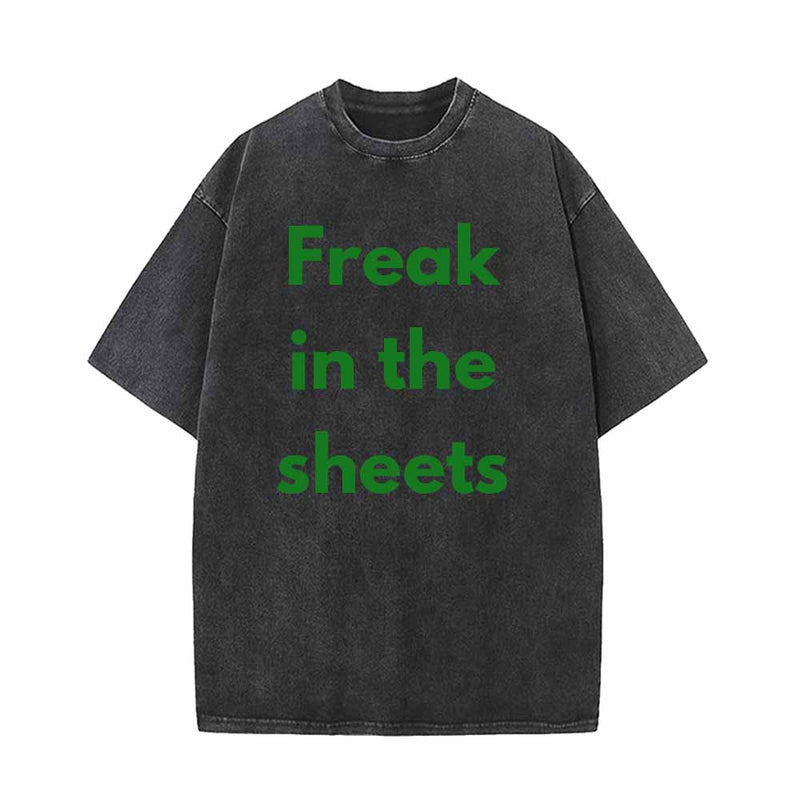 Freak In The Sheets Vintage Washed T-shirt | Gthic.com