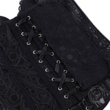 French Court-Style Sheer Slim-Fit Corset