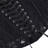 French Court-Style Sheer Slim-Fit Corset