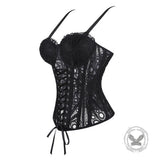 French Court-Style Sheer Slim-Fit Corset | Gthic.com
