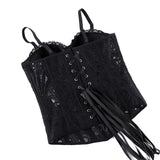 French Court-Style Sheer Slim-Fit Corset