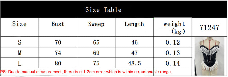 French Polka Dot Sexy Lace Buttoned Tube Top