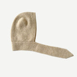 French Retro Tie Up Ear Flaps Knitted Beanie Hat