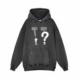 Funny Wait And What Vintage Washed Hoodie | Gthic.com