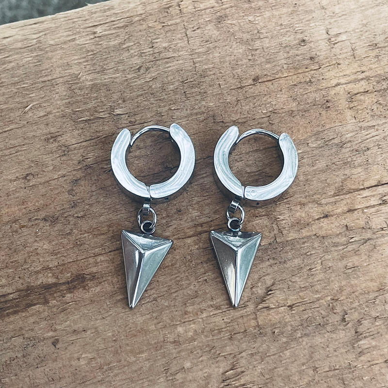 Silver Triangle Earrings for sale | UK Silver Triangle Earrings for sale | UK