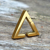 Geometric Triangle Stainless Steel Ear Cuffs