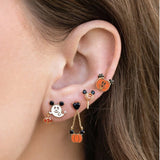 Ghost Pumpkin Halloween Stainless Steel Earrings | Gthic.com