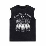 Girls Will Be Girls Vintage Washed Vest Top | Gthic.com