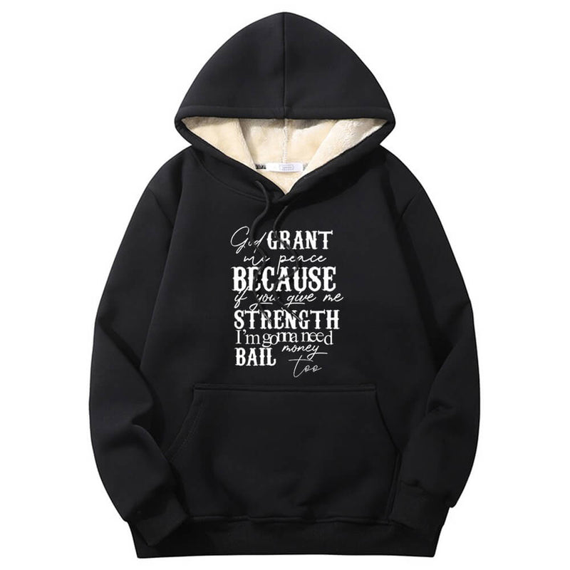 God Grant Me Peace Crew Collar Hoodie | Gthic.com