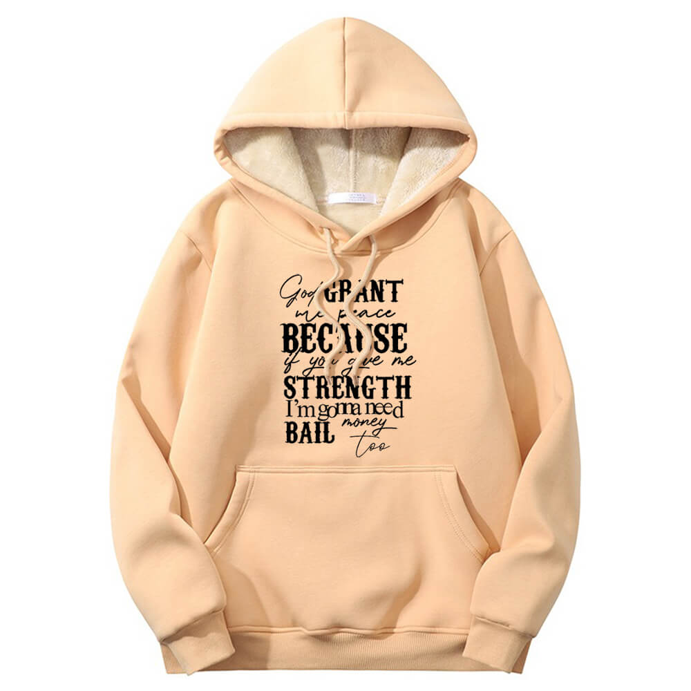 God Grant Me Peace Crew Collar Hoodie | Gthic.com