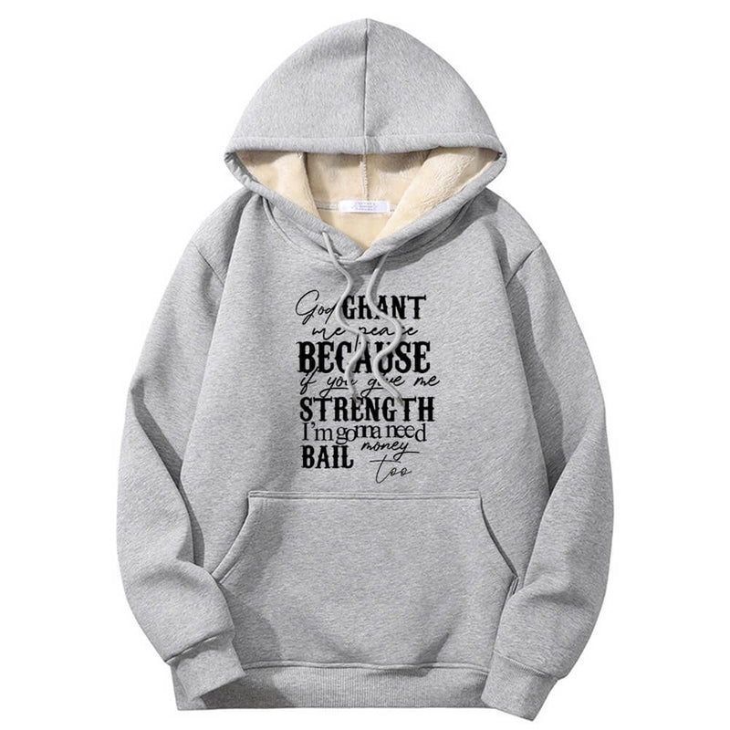 God Grant Me Peace Crew Collar Hoodie | Gthic.com