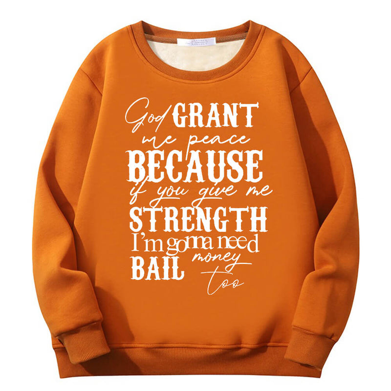 God Grant Me Peace Crew Collar Sweatshirt | Gthic.com