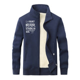 God Grant Me Peace Stand Collar Zip Cardigan | Gthic.com