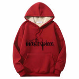 God's Masterpiece Letters Crew Collar Hoodie 02 | Gthic.com