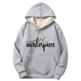 God's Masterpiece Letters Crew Collar Hoodie