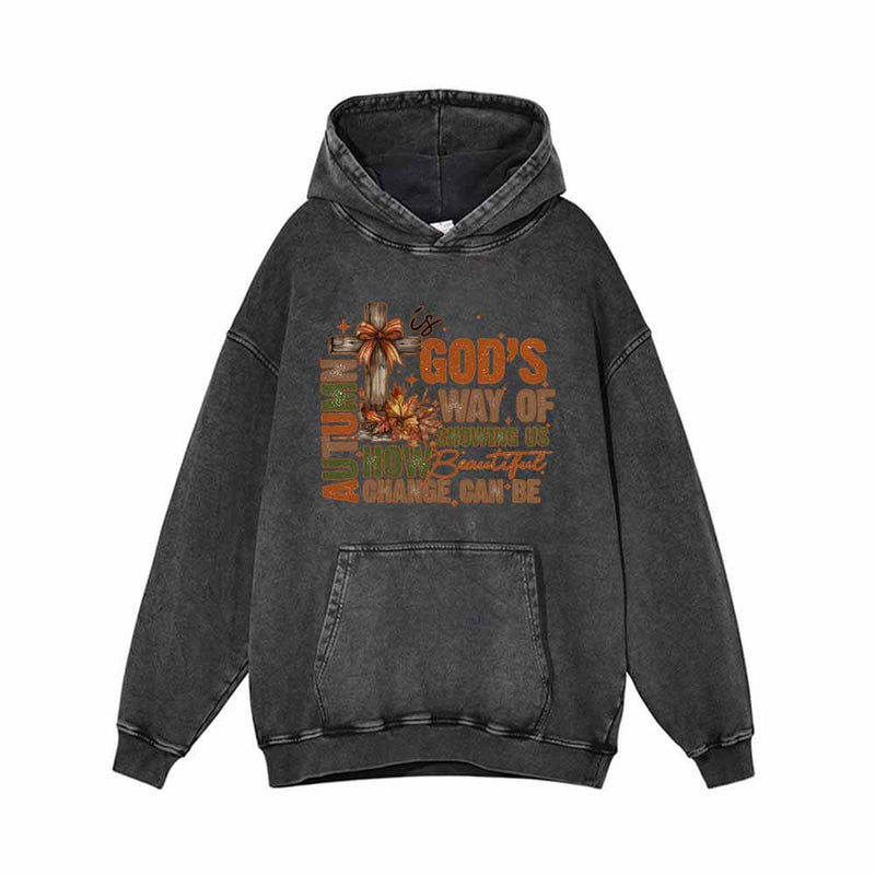 God’s Way Of Showing Us Autumn Hoodie Sweatshirt | Gthic.com