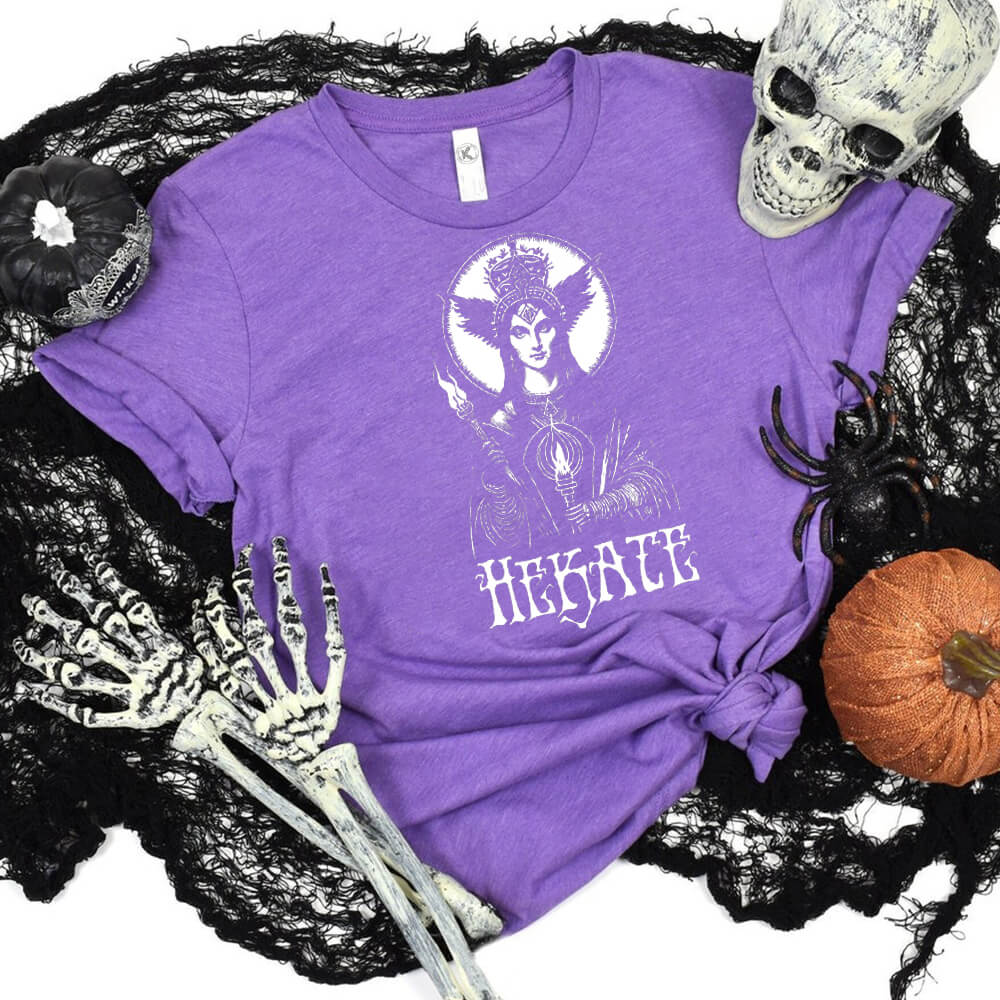 Goddess Hekate Short Sleeve T-shirt | Gthic.com