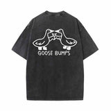 Goose Bumps Cute Vintage Washed T-shirt 02 | Gthic.com