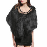 Gorgeous Faux Fur Plush Shawl | Gthic.com